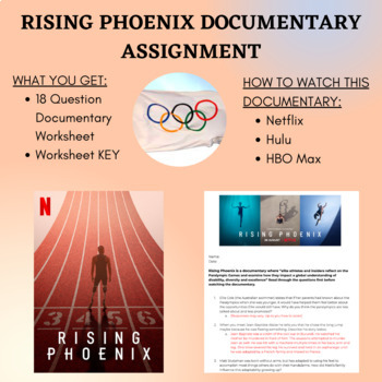Preview of Rising Phoenix Documentary Assignment. Worksheet. Extra Credit Assignment