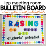 Rising Potential Bulletin Board Display | IEP Meeting Room