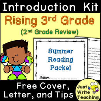 Preview of Rising Third Grade Summer Reading Packet Introduction Kit Freebie