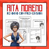 Rita Moreno - Reading Comprehension Pack | Women's History