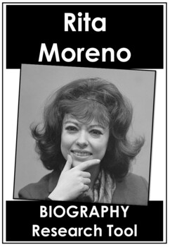 Preview of Rita Moreno - Research Tool - Speeches, Essays, Discussions, Presentations