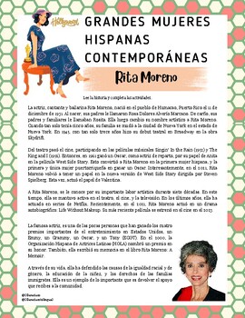 Preview of Rita Moreno (SPA) - Grandes Mujeres Hispanas Contemporáneas