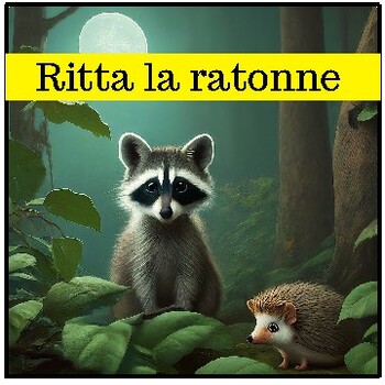 Preview of Reading comprehension  Rita the Raccoon and Barnaby the Hedgehog (2024 ) Short S