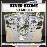 River Biome Model - 3D Model - Biome Project - Distance Learning