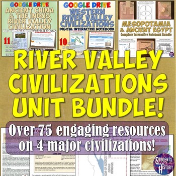Preview of River Valley Ancient Civilizations Unit Plan Bundle: Activities & Projects