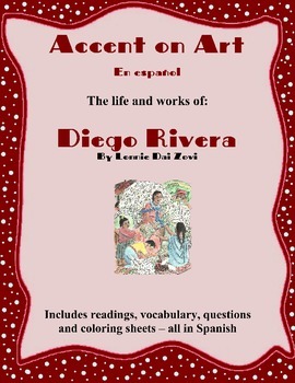 Preview of Rivera - Accent on Art, Spanish Art Packets for the Spanish Classroom