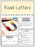 Road Letters, Pre/Preschool Home Learning Lesson