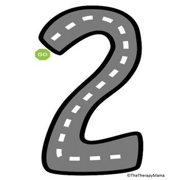 road map tracing cards for numbers 1 through 20 tpt