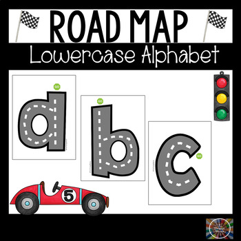 Preview of Road Map Lowercase Alphabet