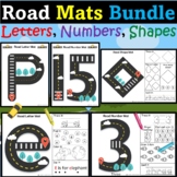 Road Mats - Road Activities Mats for Letters, Numbers 0-20