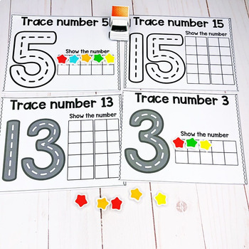 road number cards by adventures in kinder and beyond tpt