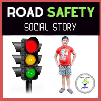Preview of Road Safety Social Story With Real Image for Autism and Special Education