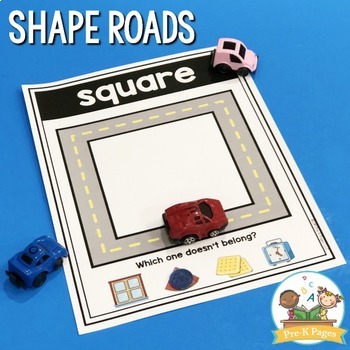 Road Shape Mats for Preschool and Pre-K by PreKPages | TpT