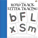 Road Track Letter Tracing