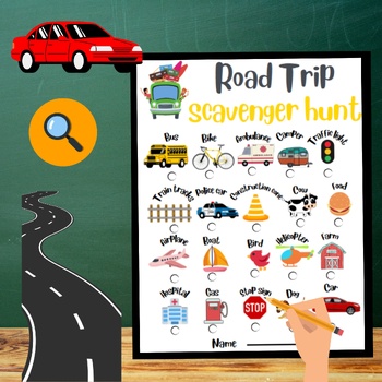 NEW! NO PREP! Road Trip Activities For Kids of All Ages!