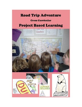 Preview of Road Trip Adventure PROJECT BASED LEARNING for GATE and 3rd - 8th Grades