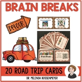 Road Trip Brain Break Cards