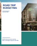 Road Trip Budgeting for Consumer Math or Life Skills (grad