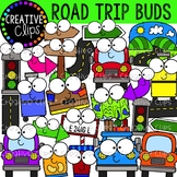 Road Trip Buds Clipart {Creative Clips Clipart}