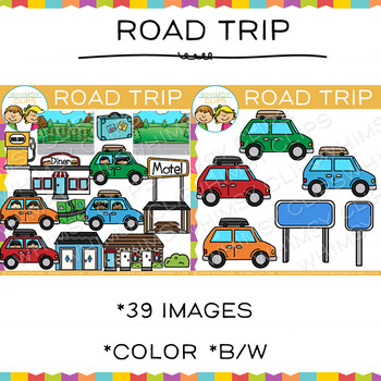 Preview of Road Trip Clip Art