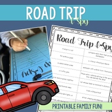 Road Trip I Spy for Family Vacation and Field Trips