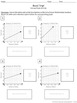 Linear Relationships Worksheet & Cut and Paste Activity by Free to Discover