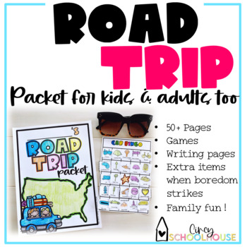 Preview of Road Trip Packet for Kids and Adults too!