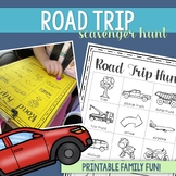Road Trip Scavenger Hunt for Family Vacation and Field Trips