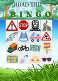Road Trip bingo card Editable | A Fun ride