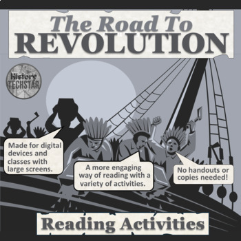 Preview of Road to American Revolution Reading and Writing Activities
