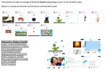 Preview of Road to Reading-Orange Unit- Beginning Blends & End Blends- Nearpod