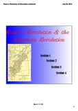 Road to Revolution & American Revolution Notes