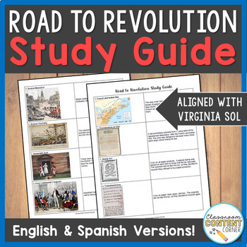 Road To Revolution Study Guide English And Spanish Versions - 