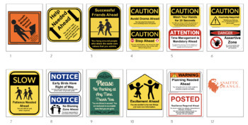 Preview of Road to Success - Road Signs - Bulletin Board - August - New School Year
