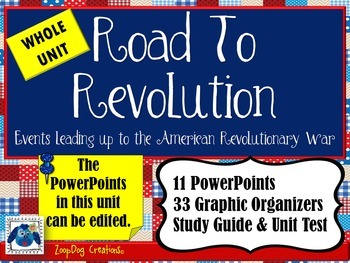 Preview of Road to the American Revolution UNIT