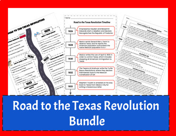 Preview of Road to the Texas Revolution Bundle