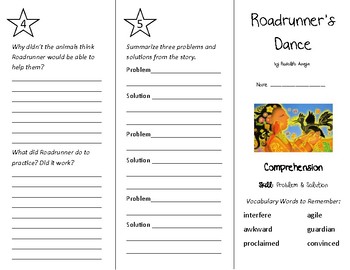 Roadrunner's Dance Trifold - Treasures 4th Grade Unit 5 Week 2 (2011)