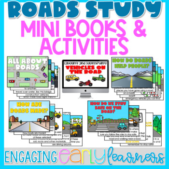 Preview of Roads Study Creative Curriculum Mini Books