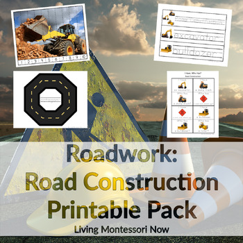 Preview of Roadwork: Road Construction Printable Pack