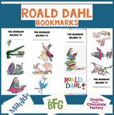 Roald Dahl Bookmarks x4 Printables Reading Resources