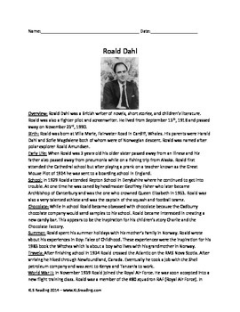 facts about roald dahl life