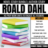 Roald Dahl Author Study Bundle: BFG, Matilda, The Witches,
