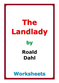 Preview of Roald Dahl "The Landlady" worksheets