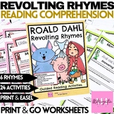 Roald Dahl's Revolting Rhymes Reading Comprehension Worksheets