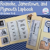 Roanoke, Jamestown, and Plymouth Lapbook for Upper Elementary