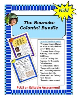 Preview of Roanoke Unit: The Roanoke Colonial Bundle