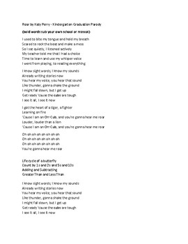 ESL song - Kety Perry - Roar - Lesson Plan