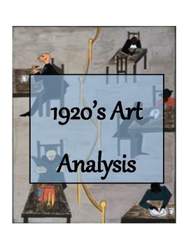 Preview of 1920's DBQ: Art Analysis
