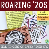 Roaring '20s Bell Ringers, 1920s Early Finishers Activity,