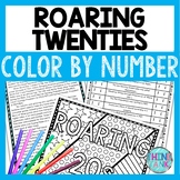 Roaring 20s Color by Number, Reading Passage and Text Marking